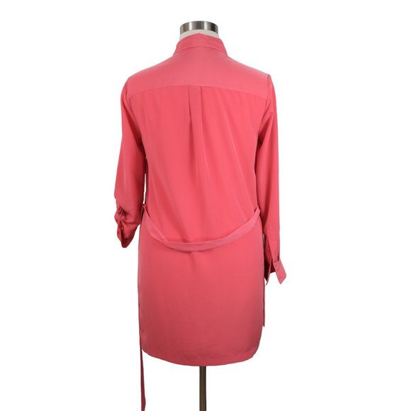 NWT Chic by Jacob Women's Blouse Collared Peach Size G/L Large NEW - Picture 5 of 12